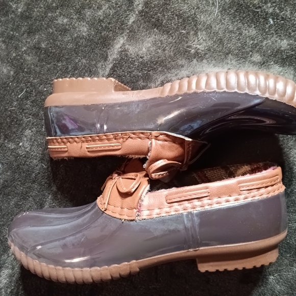 Brown and Purple Kids Shoes - Picture 3 of 9